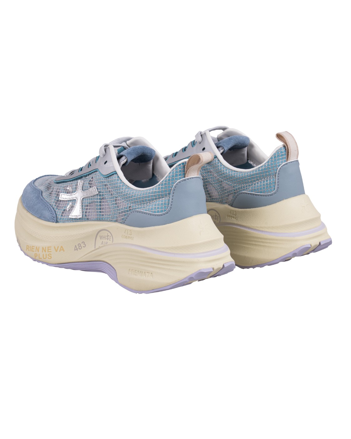 shop PREMIATA  Scarpa: Premiata Sneaker "Hill". 
Suola rialzata.
Iconico logo laterale.
Timbri distintivi sulla suola.
Design casual moderno e di tendenza.
Composizione: Suola: 85% EVA 15% RUBBER; Tomaia: 55% PL 15% PA 20% CALF LEATHER 10% PU; Fodera: 40% GOAT LATHER 46% NY 14% PU.
Fabbricato in Vietnam.. HILL-7506 number 4450681